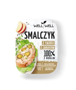 SMALCZYK WEGAŃSKI Z FASOLI Z JABŁKIEM 125 g - WELL WELL