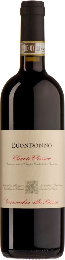 WINO BUONDONNO CHIANTI CLASSICO CASAVECCHIA ALLA PIAZZA CZERWONE WYTRAWNE BIO 0,75 L (WŁOCHY)