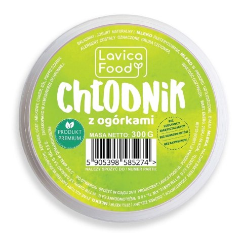 CHŁODNIK Z OGÓRKÓW 300 g - LAVICA FOOD (PRODUKT SEZONOWY)