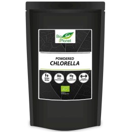 CHLORELLA SPROSZKOWANA BIO 500 g - BIO PLANET INTERNATIONAL