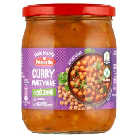 CURRY WARZYWNE BEZGLUTENOWE 470 g - PRIMAVIKA
