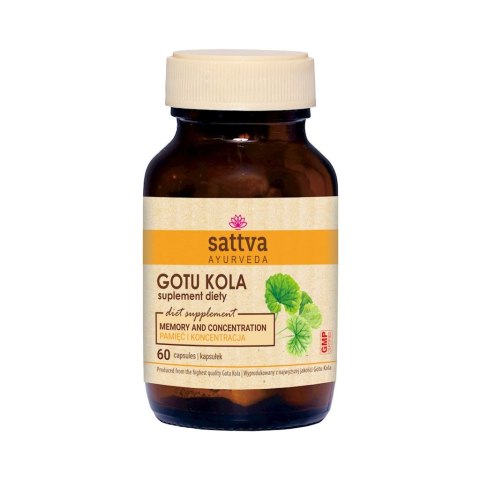 GOTU KOLA EKSTRAKT (450 mg) 60 KAPSUŁEK - SATTVA (FOODS)