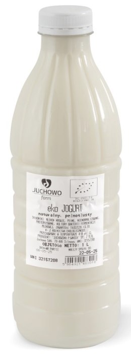 JOGURT NATURALNY 3,5 % Z MLEKA A2 BIO 1 L - JUCHOWO (NA ZAMÓWIENIE)