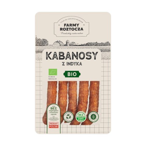 KABANOSY Z INDYKA BIO 150 g - FARMY ROZTOCZA (NA ZAMÓWIENIE)