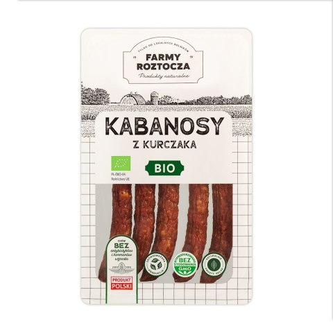 KABANOSY Z KURCZAKA BIO 150 g - FARMY ROZTOCZA (NA ZAMÓWIENIE)
