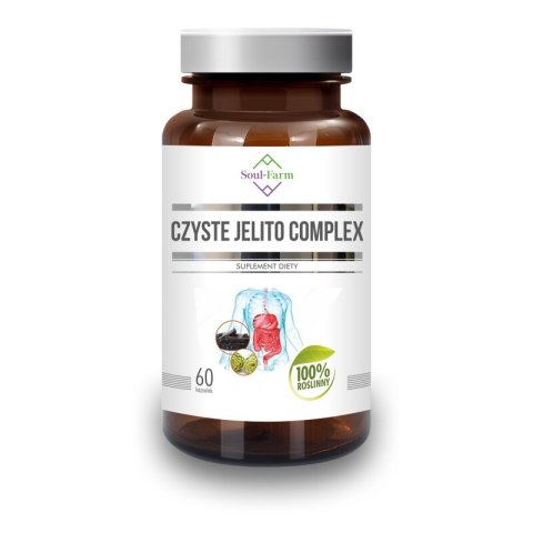 KAPSUŁKI NA TRAWIENIE (CZYSTE JELITO COMPLEX) 60 szt. - SOUL FARM