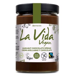 KREM CZEKOLADOWO - ORZECHOWY FAIR TRADE BEZGLUTENOWY BIO 600 g - LA VIDA VEGAN