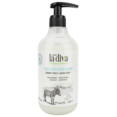 MYDŁO W PŁYNIE Z OŚLIM MLEKIEM 500 ml - LA DIVA