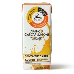 NAPÓJ JABŁKO - POMARAŃCZA - MARCHEW - CYTRYNA BEZ DODATKU CUKRÓW BIO 200 ml - ALCE NERO