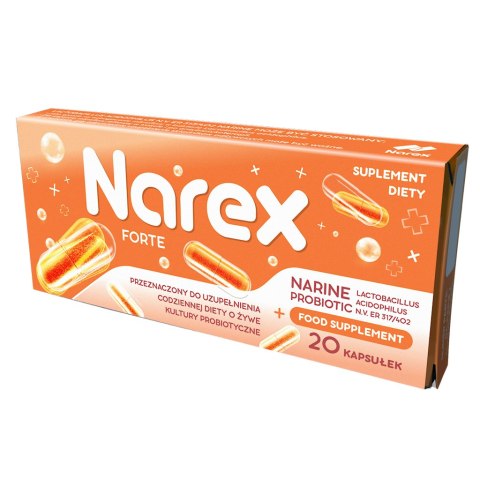 PROBIOTYK NARINE FORTE 20 KAPSUŁEK - NAREX