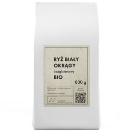 RYŻ BIAŁY OKRĄGŁY BEZGLUTENOWY BIO 800 g - THE PLANET