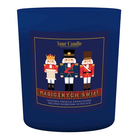 ŚWIECA SOJOWA ZAPACHOWA MAGICZNYCH ŚWIĄT 180 ml - YOUR CANDLE (PRODUKT SEZONOWY)