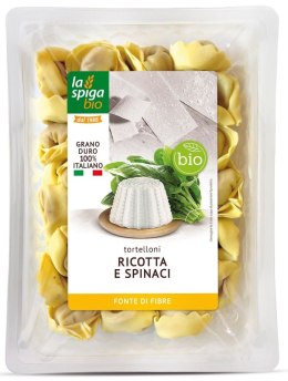 TORTELLONI ŚWIEŻE Z RICOTTĄ I SZPINAKIEM BIO 250 g - LA SPIGA