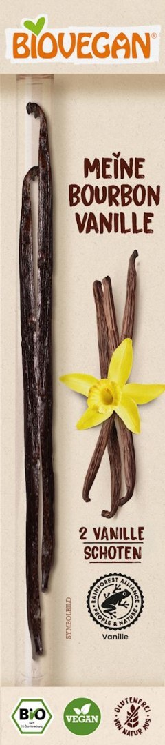 WANILIA BOURBON LASKA BEZGLUTENOWA BIO (2 szt.) - BIOVEGAN