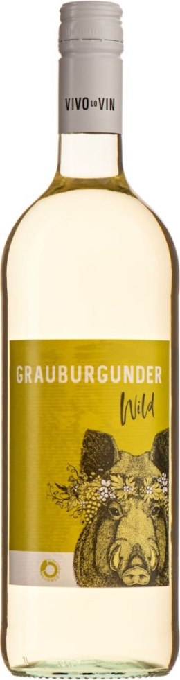 WINO WILDWEIN GRAUBURGUNDER BIAŁE WYTRAWNE BIO 1 L (NIEMCY)