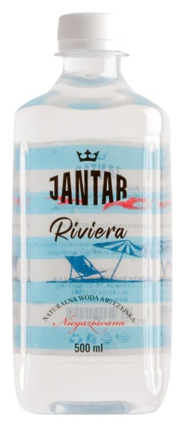 WODA ARTEZYJSKA NIEGAZOWANA RIVIERA 500 ml - JANTAR