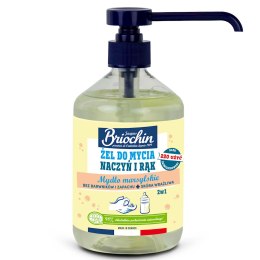 ŻEL DO MYCIA NACZYŃ I RĄK NA BAZIE MYDŁA MARSYLSKIEGO ECO 500 ml - BRIOCHIN
