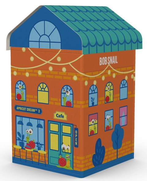 ZESTAW ŚWIĄTECZNY SNAIL CITY - PRZEKĄSKI OWOCOWE Z GRĄ I ZABAWKĄ BEZ DODATKU CUKRÓW BEZGLUTENOWE 384 g - BOB SNAIL (PRODUKT SEZO