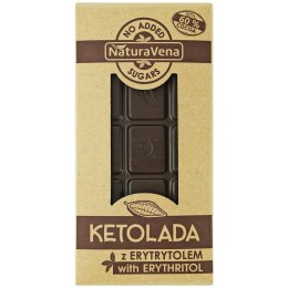 CZEKOLADA GORZKA 60 % KETOLADA 100 g - NATURAVENA
