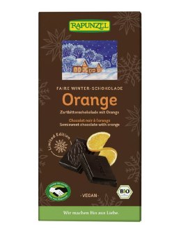 CZEKOLADA GORZKA Z POMARAŃCZĄ BIO 80 g - RAPUNZEL (PRODUKT SEZONOWY)