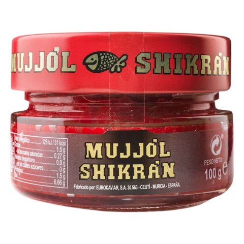 KAWIOR CZERWONY ZE ŚLEDZIA I CEFALA 100 g - EUROCAVIAR (SHIKRAN)