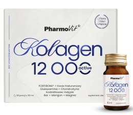 KOLAGEN (12 000 mg) ACTIVE SHOT BEZGLUTENOWY 30 ml - PHARMOVIT