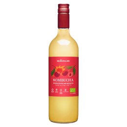 KOMBUCHA O SMAKU SŁODKIEJ LETNIEJ CZEREŚNI BIO 750 ml - DELIKATNA