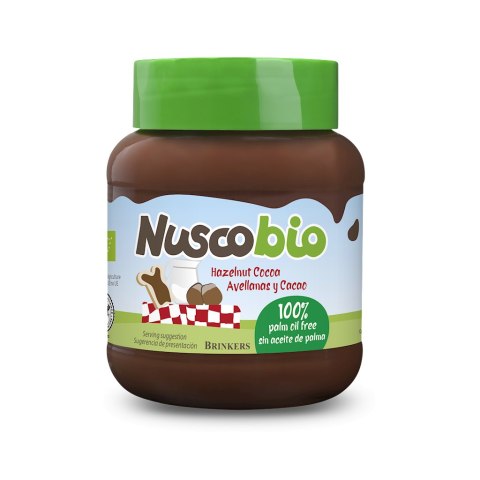 KREM ORZECHOWO - KAKAOWY BIO 400 g - NUSCOBIO
