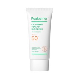 KREM PRZECIWSŁONECZNY KOREAŃSKI TONIZUJĄCY DO TWARZY CICA GREEN TONE-UP SPF 50 50 ml - REAL BARRIER