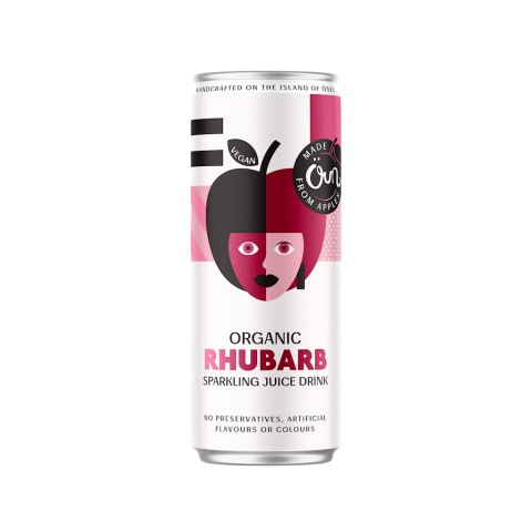NAPÓJ MUSUJĄCY RABARBAROWY BIO 250 ml - OUN