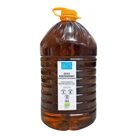 OLEJ RZEPAKOWY TŁOCZONY NA ZIMNO OMEGA-3 NIERAFINOWANY BIO 10 L - HORECA (BIO PLANET)