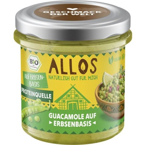 PASTA PROTEINOWA KANAPKOWA W STYLU GUACAMOLE BEZGLUTENOWA BIO 140 g - ALLOS