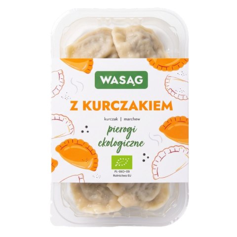 PIEROGI Z KURCZAKIEM BIO 400 g - WASĄG (NA ZAMÓWIENIE)