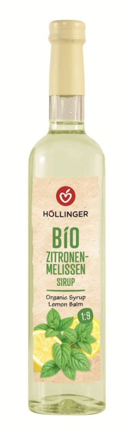 SYROP O SMAKU CYTRYNY Z MELISĄ BIO 500 ml - HOLLINGER