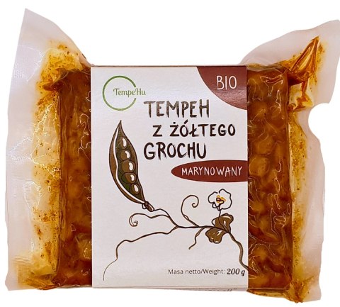 TEMPEH Z GROCHU ŻÓŁTEGO MARYNOWANY BIO 200 g - TEMPEHU