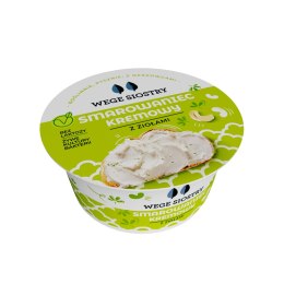 WEGAŃSKA ALTERNATYWA SERKA TWAROGOWEGO Z ORZECHÓW NERKOWCA Z ZIOŁAMI BEZGLUTENOWA 130 g - WEGE SIOSTRY